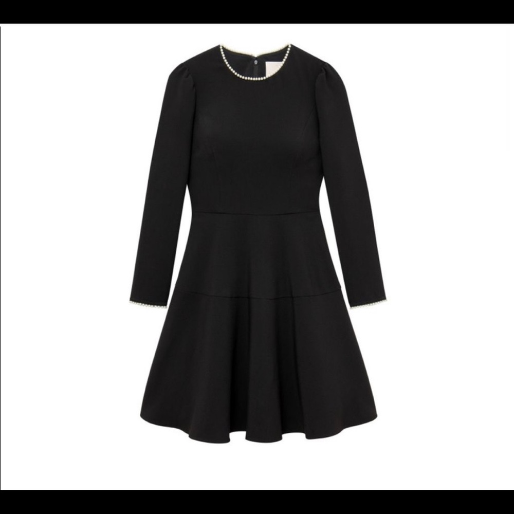Gal Meets Glam Celeste with Pearl Black Dress